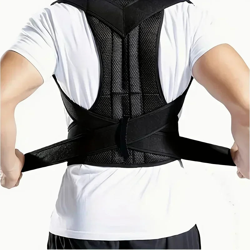 Belt Lumbar Column Posture Corrector Vest Adjustable Back Support Strap Shoulder Spine Brace Neck Stretcher Trainer